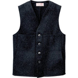 Filson Mackinaw Wool Vest, Charcoal, Large